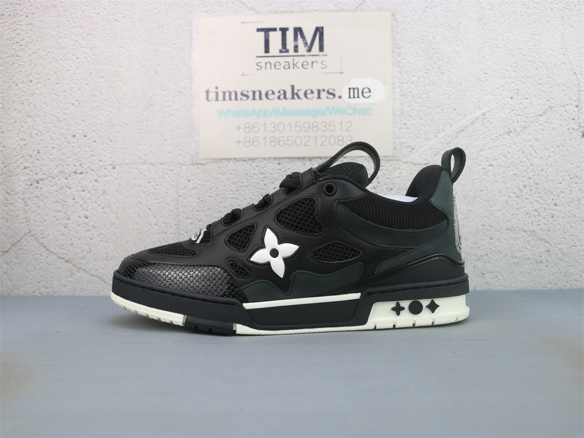 LV Skate Sneaker Black And White